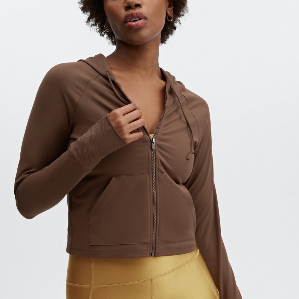 Fabletics Bailey Cropped Pureluxe Hoodie